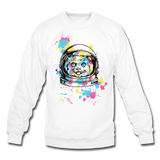 Cat Astronaut - Crewneck Sweatshirt - white