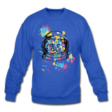 Cat Astronaut - Crewneck Sweatshirt - royal blue