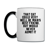 Cat - Best Friend - Black - Contrast Coffee Mug - white/black