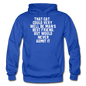 Cat - Best Friend - White - Gildan Heavy Blend Adult Hoodie - royal blue