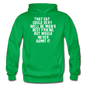 Cat - Best Friend - White - Gildan Heavy Blend Adult Hoodie - kelly green