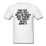 Cat - Best Friend - Black - Unisex Classic T-Shirt - white