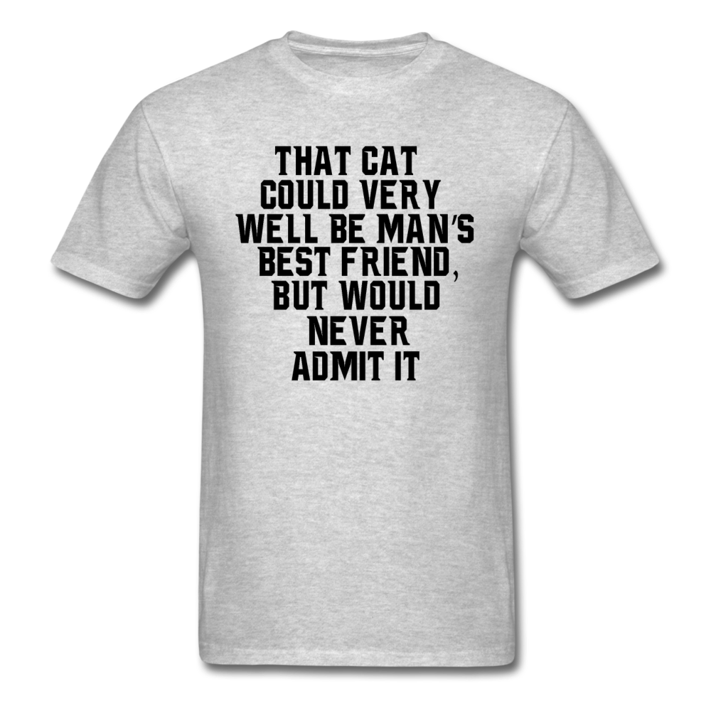 Cat - Best Friend - Black - Unisex Classic T-Shirt - heather gray