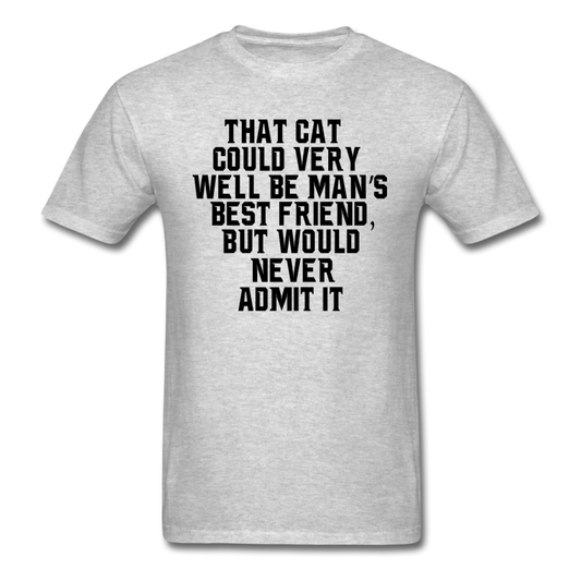 Cat - Best Friend - Black - Unisex Classic T-Shirt - heather gray