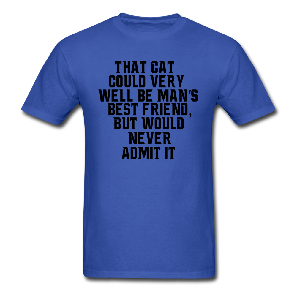 Cat - Best Friend - Black - Unisex Classic T-Shirt - royal blue