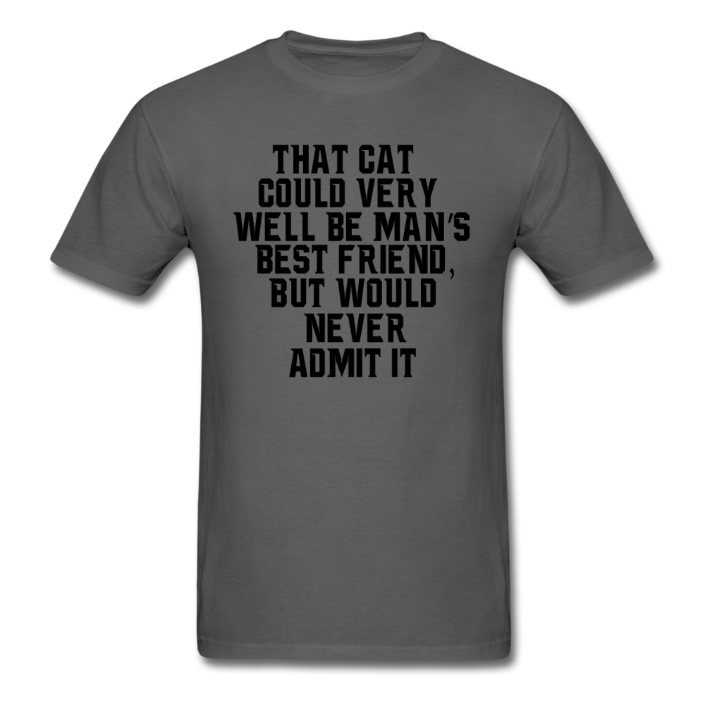 Cat - Best Friend - Black - Unisex Classic T-Shirt - charcoal