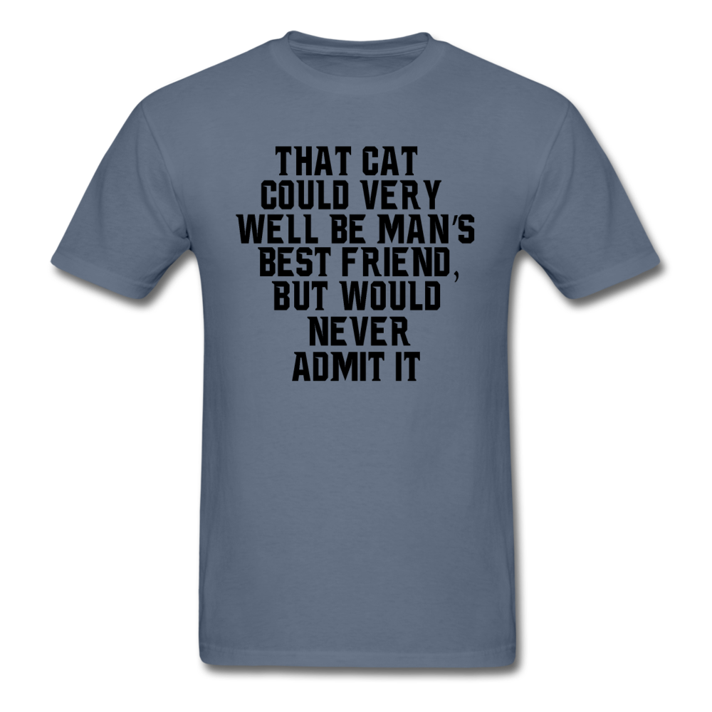 Cat - Best Friend - Black - Unisex Classic T-Shirt - denim