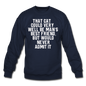 Cat - Best Friend - White - Crewneck Sweatshirt - navy