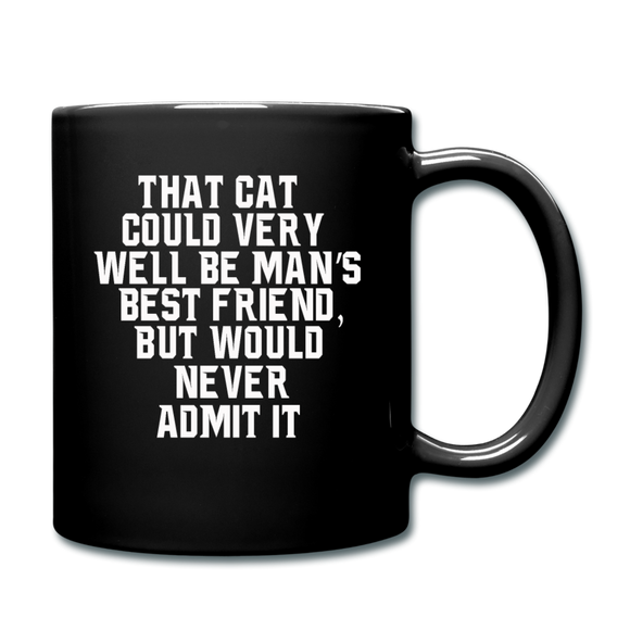Cat - Best Friend - White - Full Color Mug - black