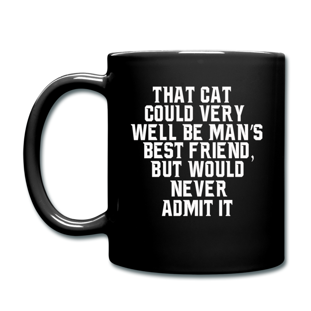 Cat - Best Friend - White - Full Color Mug - black