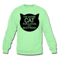 Cats - My Best Friends - Black - Crewneck Sweatshirt - lime