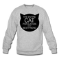 Cats - My Best Friends - Black - Crewneck Sweatshirt - heather gray