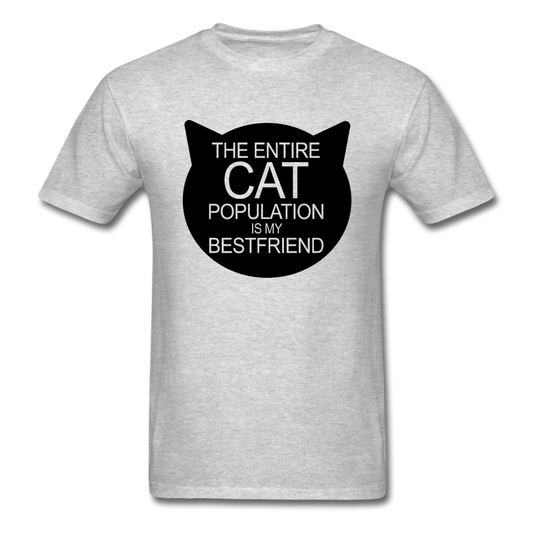 Cats - My Best Friends - Black - Unisex Classic T-Shirt - heather gray