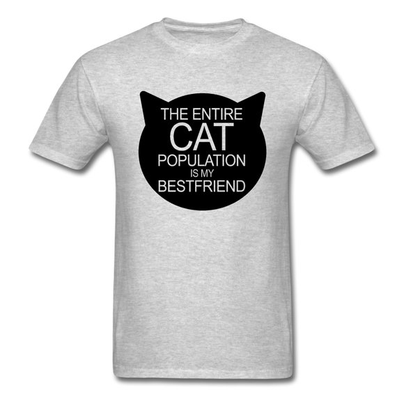 Cats - My Best Friends - Black - Unisex Classic T-Shirt - heather gray