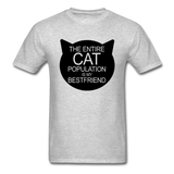 Cats - My Best Friends - Black - Unisex Classic T-Shirt - heather gray