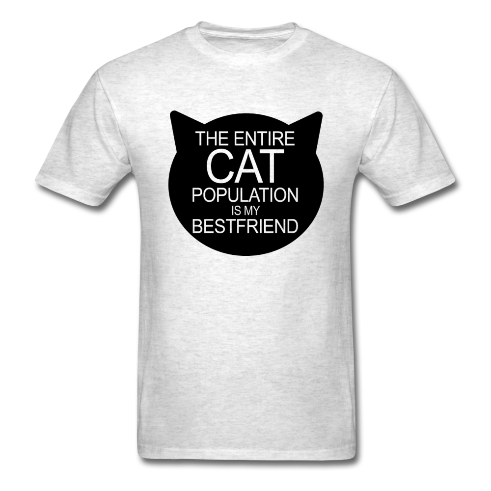 Cats - My Best Friends - Black - Unisex Classic T-Shirt - light heather gray