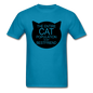 Cats - My Best Friends - Black - Unisex Classic T-Shirt - turquoise