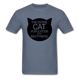 Cats - My Best Friends - Black - Unisex Classic T-Shirt - denim