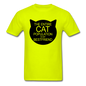 Cats - My Best Friends - Black - Unisex Classic T-Shirt - safety green