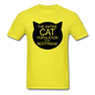 Cats - My Best Friends - Black - Unisex Classic T-Shirt - yellow