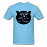 Cats - My Best Friends - Black - Unisex Classic T-Shirt - aquatic blue
