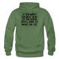 Cat - Best Seat - Black - Gildan Heavy Blend Adult Hoodie - military green