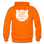 Cats - My Best Friends - White - Gildan Heavy Blend Adult Hoodie - orange