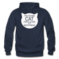 Cats - My Best Friends - White - Gildan Heavy Blend Adult Hoodie - navy