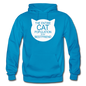 Cats - My Best Friends - White - Gildan Heavy Blend Adult Hoodie - turquoise