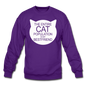 Cats - My Best Friends - White - Crewneck Sweatshirt - purple