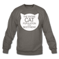 Cats - My Best Friends - White - Crewneck Sweatshirt - asphalt gray