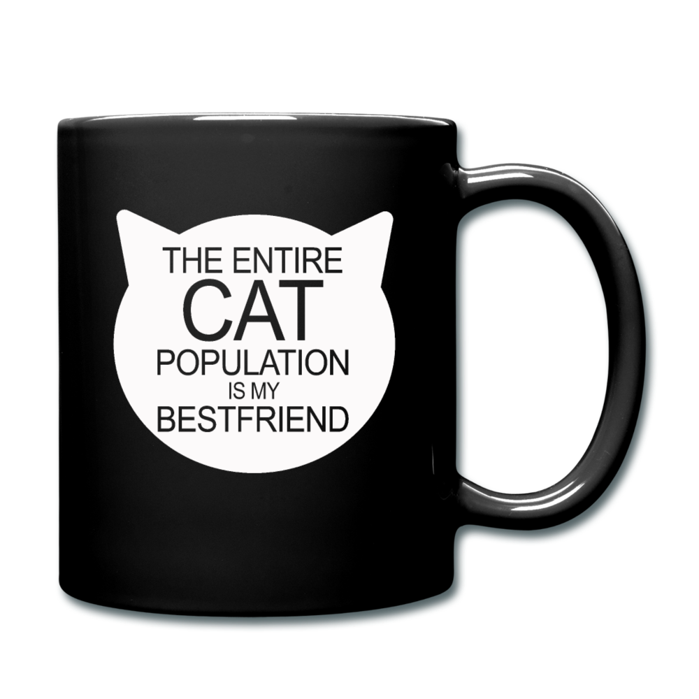 Cats - My Best Friends - White - Full Color Mug - black