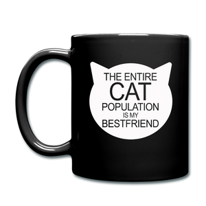 Cats - My Best Friends - White - Full Color Mug - black