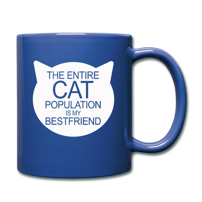 Cats - My Best Friends - White - Full Color Mug - royal blue