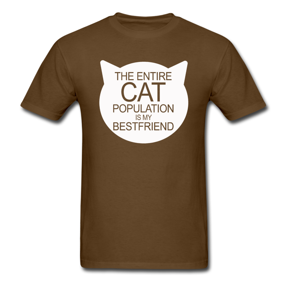 Cats - My Best Friends - White - Unisex Classic T-Shirt - brown