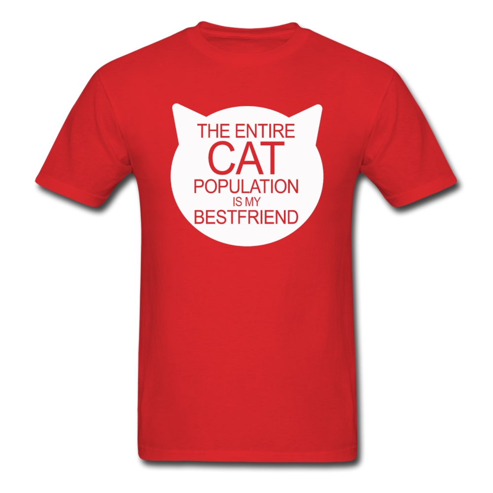 Cats - My Best Friends - White - Unisex Classic T-Shirt - red