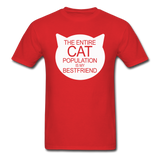 Cats - My Best Friends - White - Unisex Classic T-Shirt - red