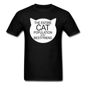 Cats - My Best Friends - White - Unisex Classic T-Shirt - black