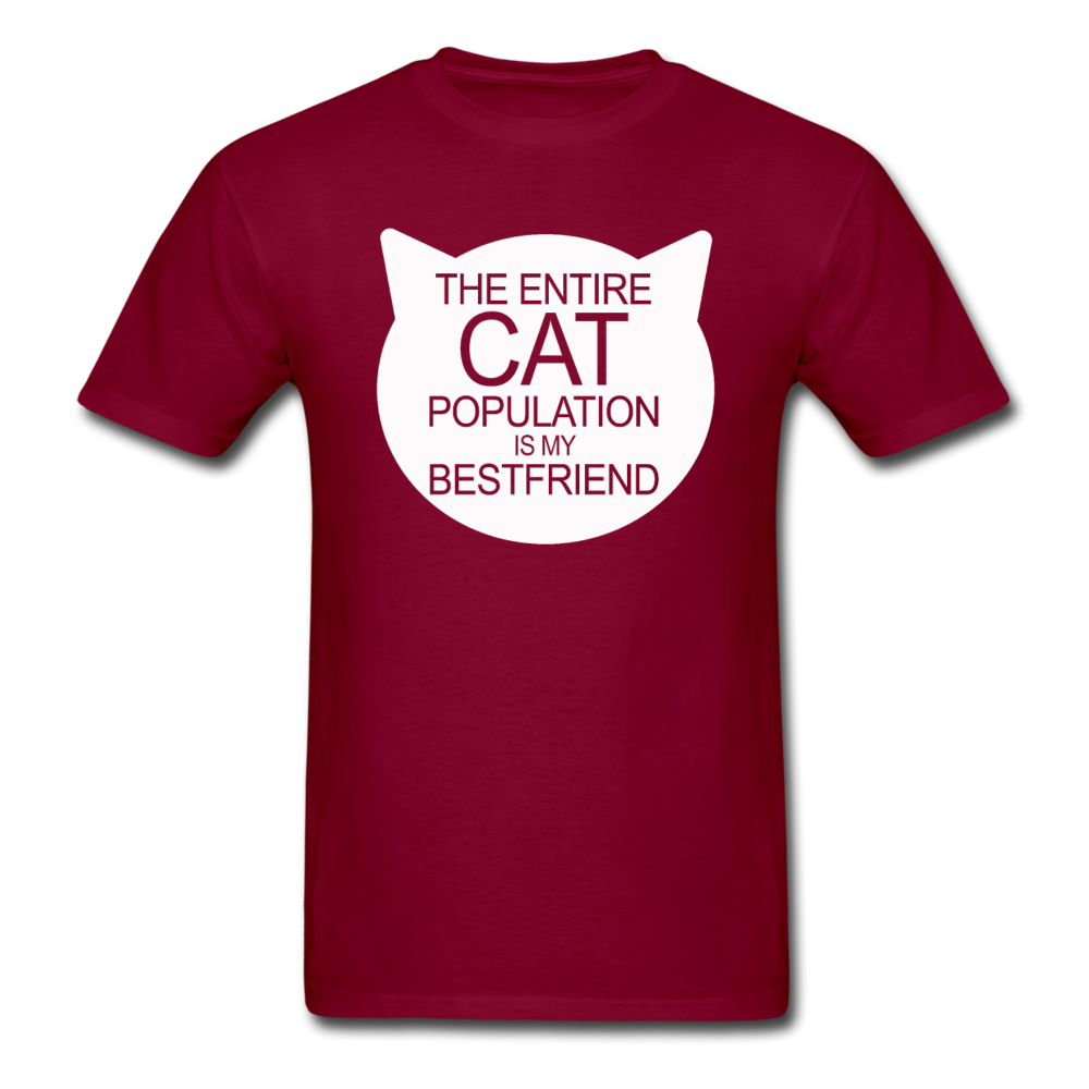 Cats - My Best Friends - White - Unisex Classic T-Shirt - burgundy