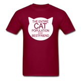 Cats - My Best Friends - White - Unisex Classic T-Shirt - burgundy
