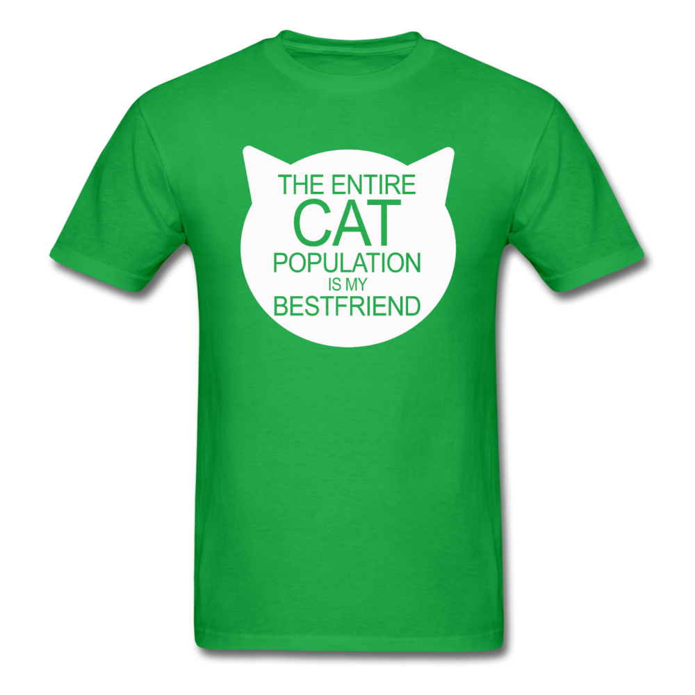 Cats - My Best Friends - White - Unisex Classic T-Shirt - bright green