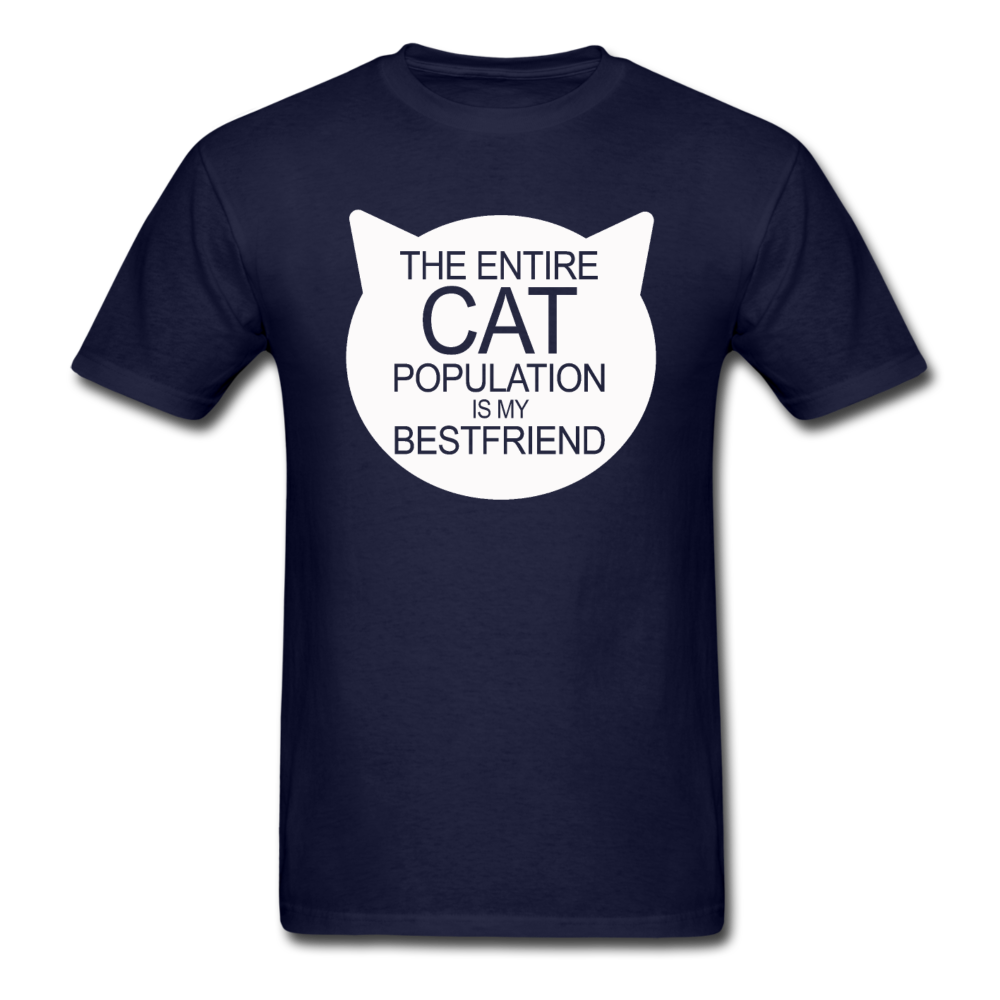 Cats - My Best Friends - White - Unisex Classic T-Shirt - navy