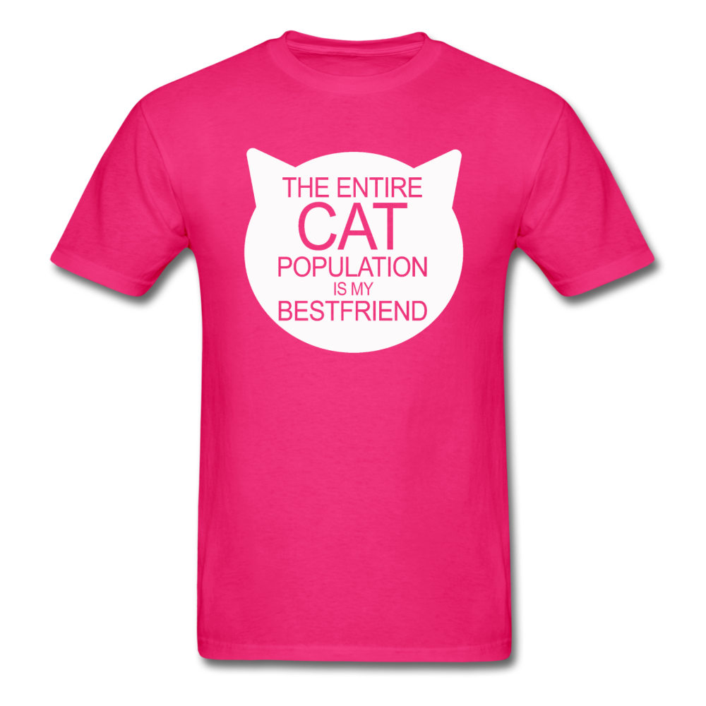 Cats - My Best Friends - White - Unisex Classic T-Shirt - fuchsia