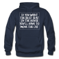 Cat - Best Seat - White - Gildan Heavy Blend Adult Hoodie - navy