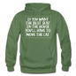 Cat - Best Seat - White - Gildan Heavy Blend Adult Hoodie - military green