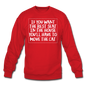 Cat - Best Seat - White - Crewneck Sweatshirt - red