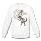 Cat, Dog, Mouse And Cheese - Crewneck Sweatshirt - white