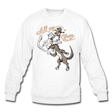 Cat, Dog, Mouse And Cheese - Crewneck Sweatshirt - white