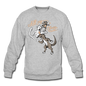 Cat, Dog, Mouse And Cheese - Crewneck Sweatshirt - heather gray