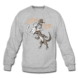 Cat, Dog, Mouse And Cheese - Crewneck Sweatshirt - heather gray